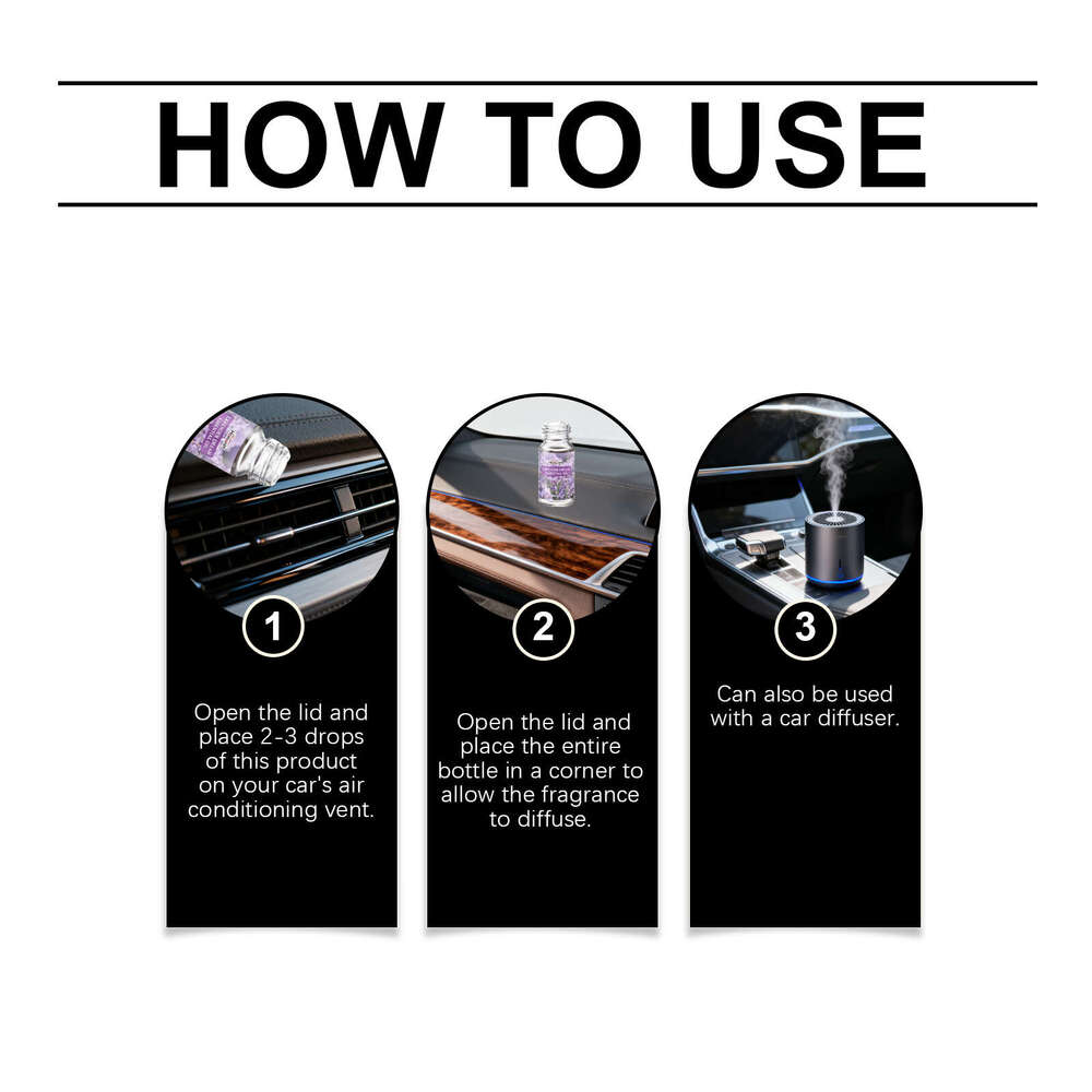 HOMONTH Set Elegant Fragrance Daily Natural Long-lasting Freshness Car Interior Air Freshener S260202