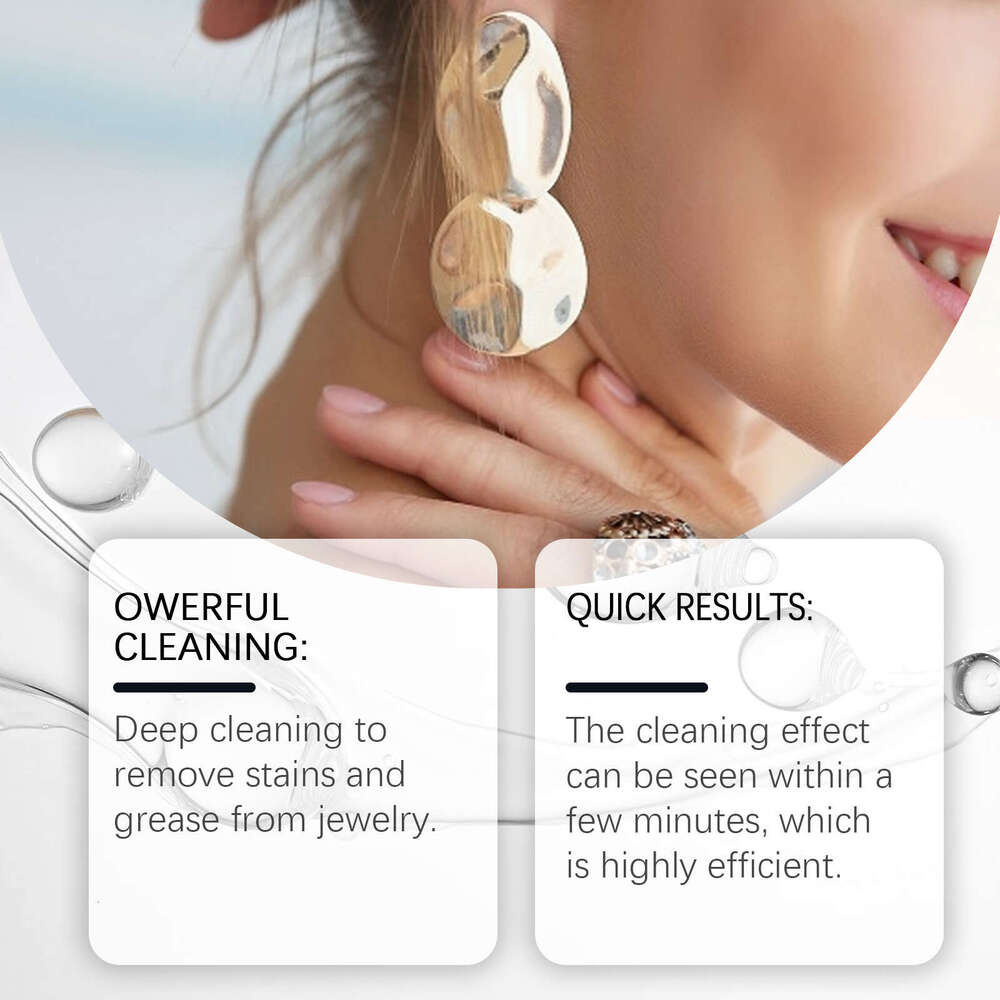 Jue-Fish Liquid Jewelry Maintenance Stain Removal Cleaning Gold Silver Glass Surface Blackening Care Cleaner S260202