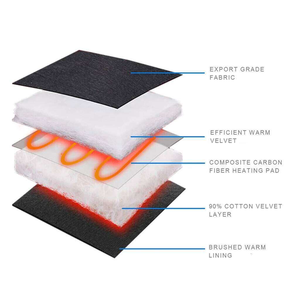 Electric Motorcycle Winter Moto Heated Warm Waterproof Rechargeable Heating Thermal Gloves For Snowmobile XJ260202