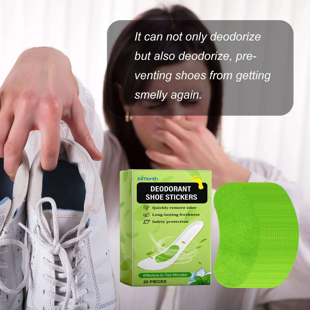 Ximonth Deodorant Shoe Pads Deodorizing Sports Breathable Odor Absorbing Comfortable Refreshing Invisible Anti-Odor Insoles S260202