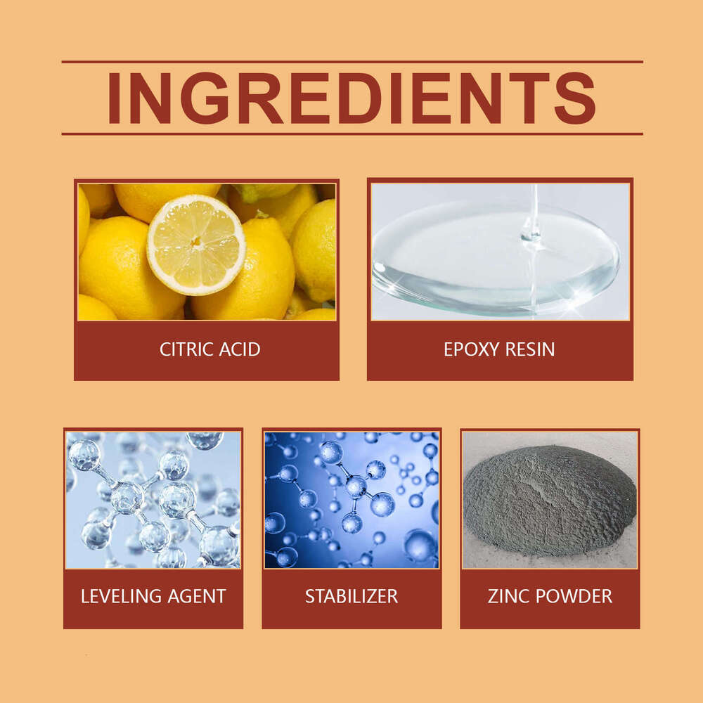 Jakehoe Multi-Purpose Converter Multi-Use Rust Removal Anti-Rust Metal Renovation Maintenance Coating Agent S260202