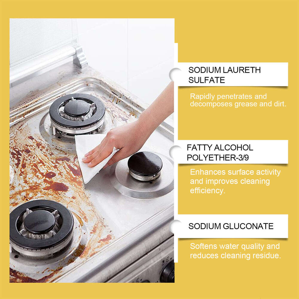 Jakehoe Kitchen Grease Stove Range Hood Degreaser Gentle Formula Household Cleaner S260202