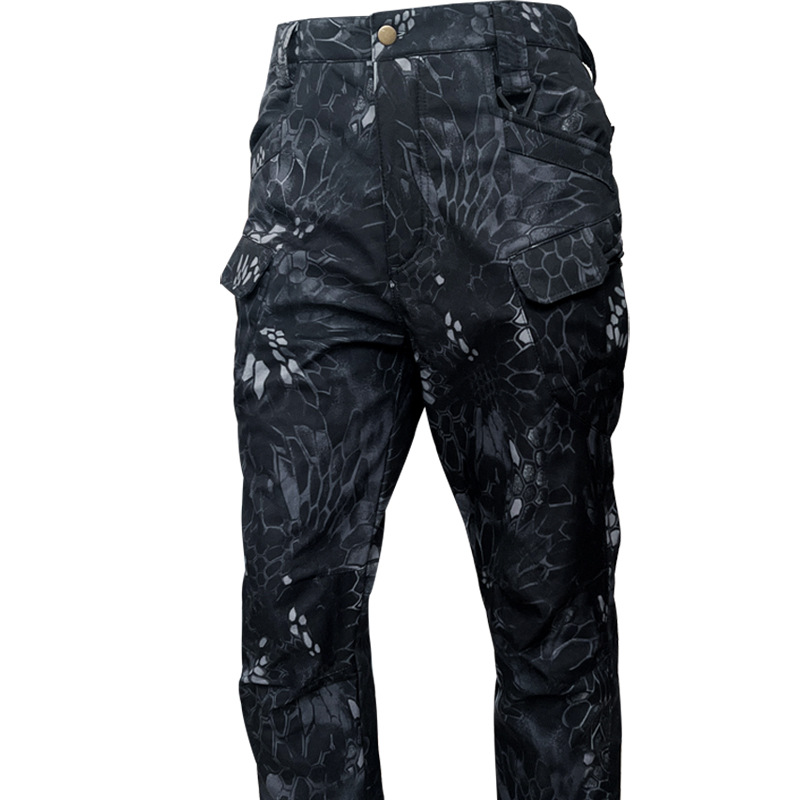 Free Shipping 2026s New Men's Outdoor Velvet Tactical Pants Thickened Warm Camouflage Work Pants Size S-4XL Hot Sale