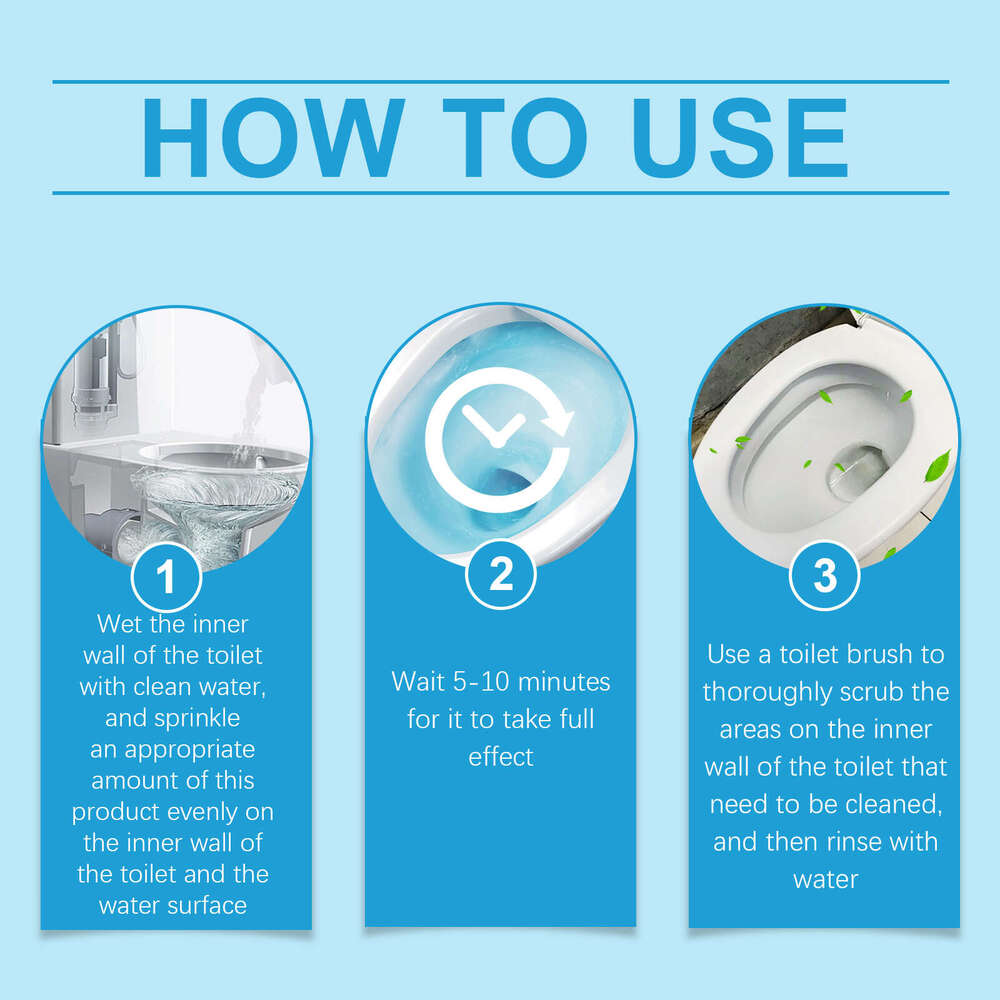 Splash Toilet Bathroom Stain Remover Deodorizer Foam Cleaner S260202