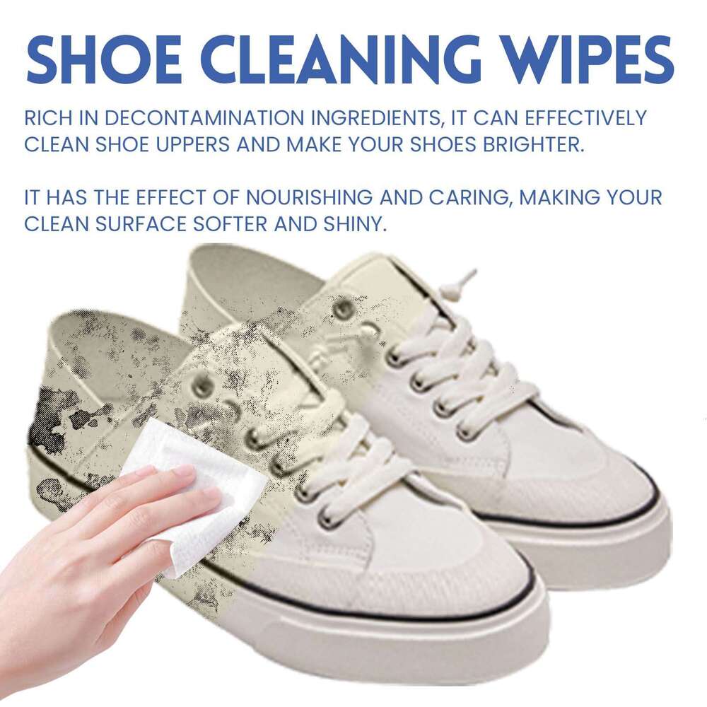 Jakehoe Shoe Shoes Sneakers Wallets Genuine Leather Sofa Multi-Purpose No-Wash Stain Removal Cleaning Wipes S260202