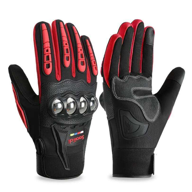 Winter For Men And Women Touchscreen Anti-slip Anti-fall Waterproof Windproof Warm Motorcycle Gloves Equipment XJ260202