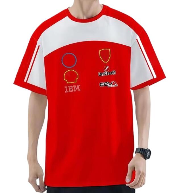 F12026 new racing sports jersey team F1logo short-sleeved shirt same customised