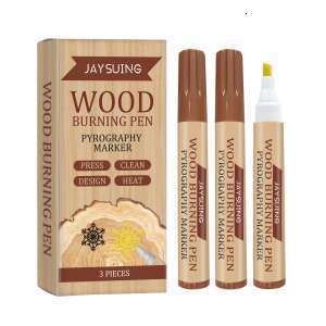 Woodworking Wood Marking Effect Art Pyrography Burning Marker Pen S260202