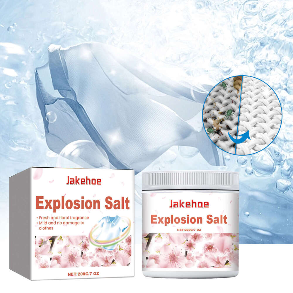 Floral Active Oxygen Laundry Salt Gentle Cleaning Stain Removal Long-lasting Fresh Scent Softening Fabric Care S260202