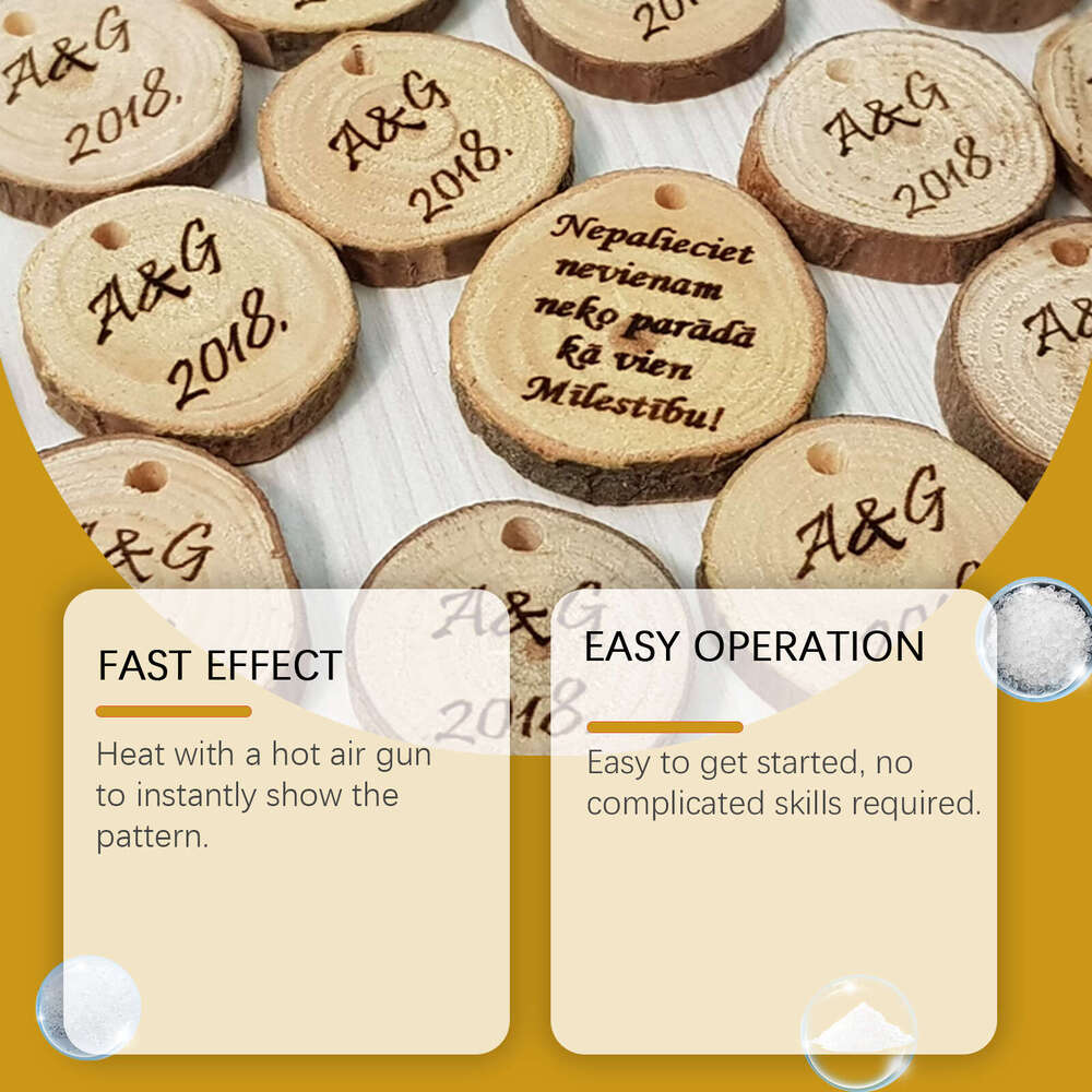 Fish Pyrography Wood Leather Canvas Paper Burning Paste S260202