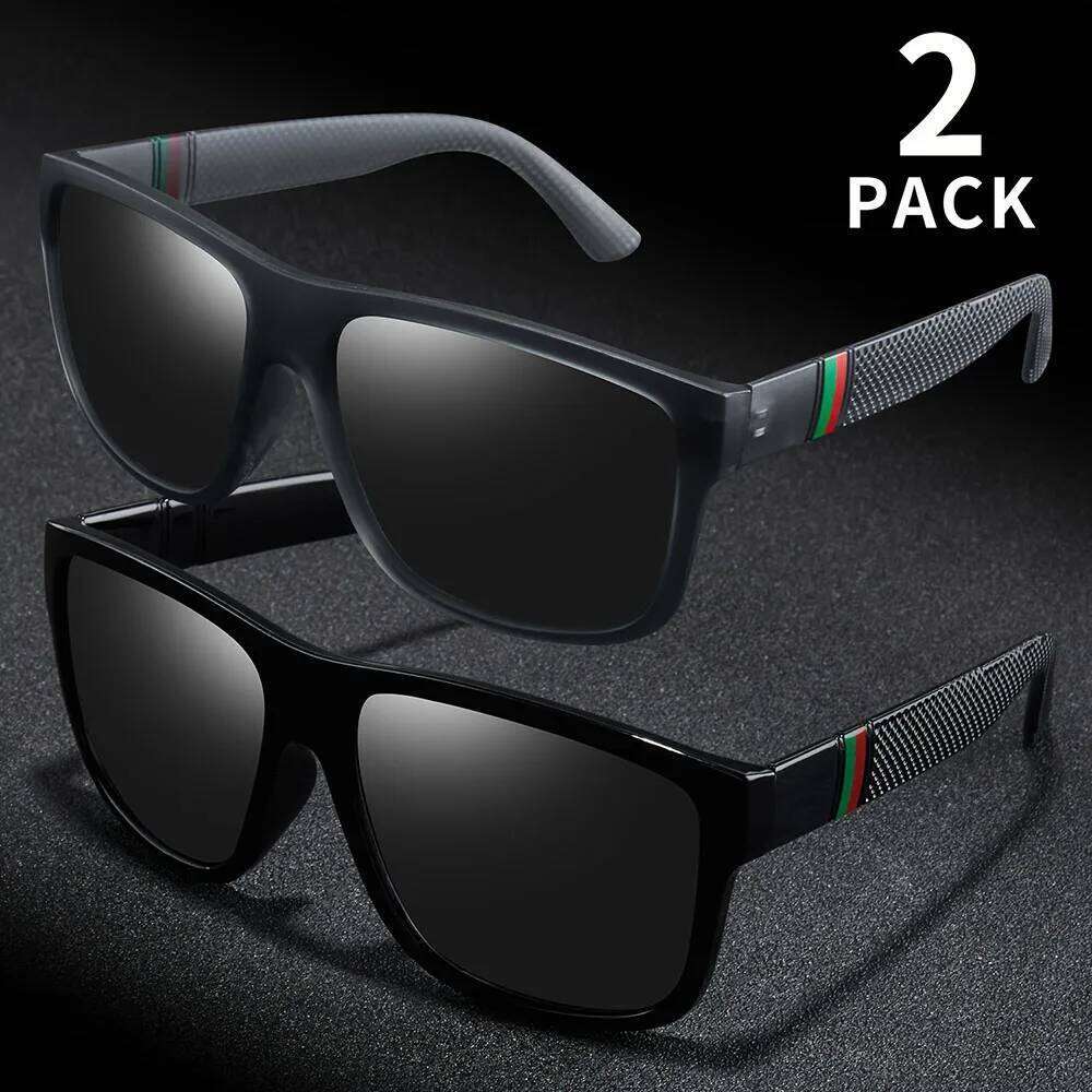 1/2PCS Polarized Brand Designer Vintage Sunglasses Man Fashionable Driving Sun Glasses Eyewear H260202