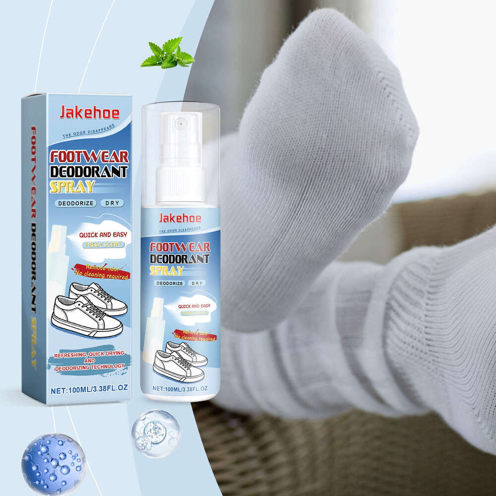 JAKEHOE Deodorizing Spray and Sock Deodorizer Odor Removal Foot Sweat Cabinet Shoe Deodorant S260202