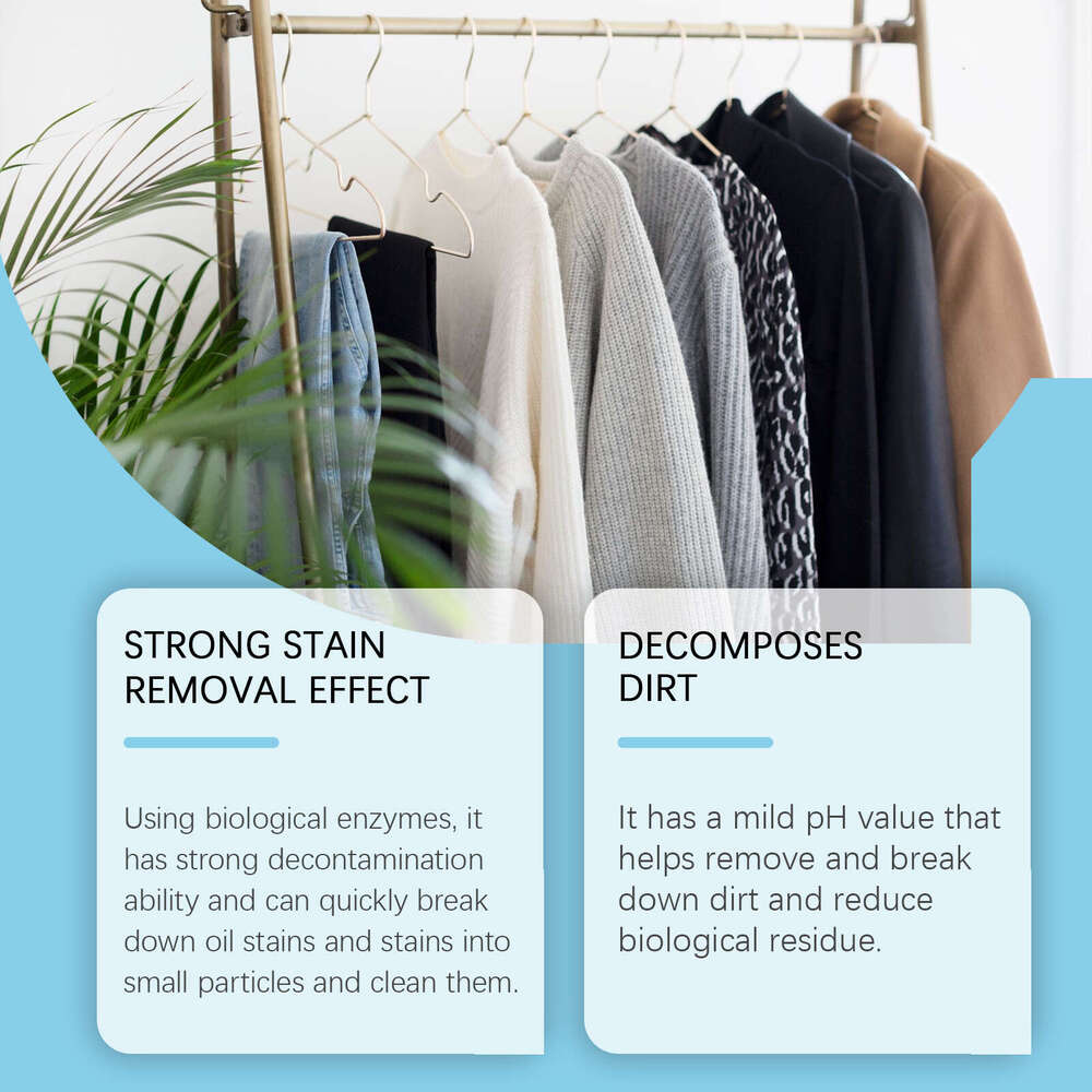 Jue Fish Enzyme Removes Tough Yellowing Sweat Stains Multi-Purpose Clothing Cleaner S260202