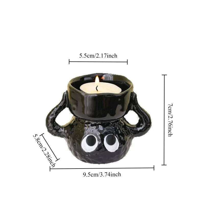 Ceramic Cute Desktop Decorations Aromatherapy Candle Holders Atmospheric Atmosphere Couple's Birthday Gifts Y260131