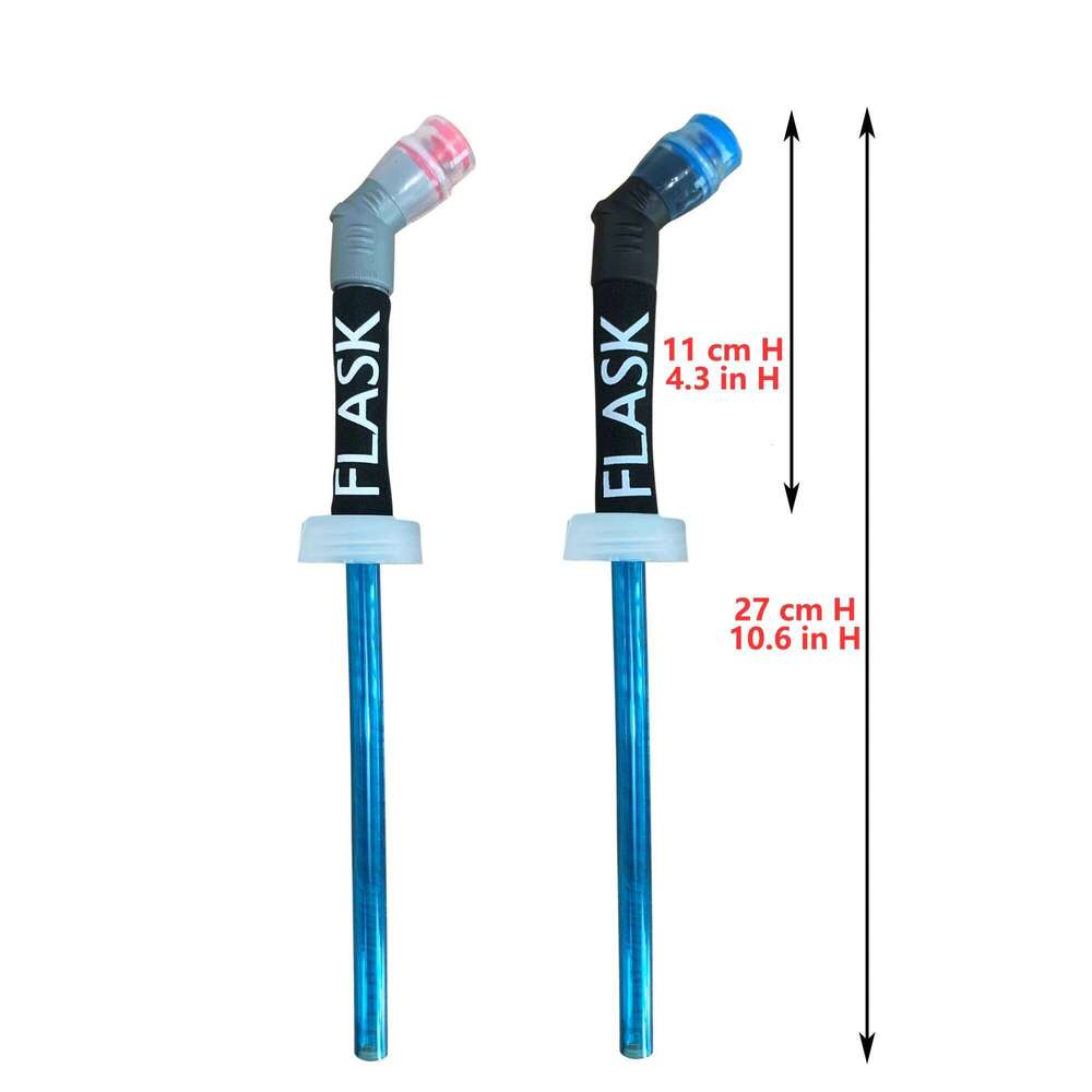 AXEN Folding Water Bottle, Collapsible Soft Flask, TPU Tube with Bite Valve, Suitable for Running Camping Travelling, 500ml Z260202