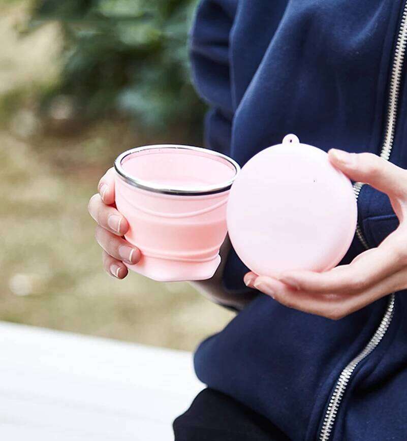 Macaron Cute Fun Folding Water 180ml Compressed Cup Z260202