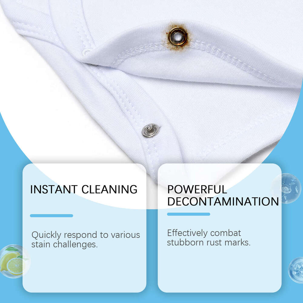 Jakehoe Fabric Clothing Cleaner Oil Water Coffee Stains Daily Cleaning Rust Remover S260202