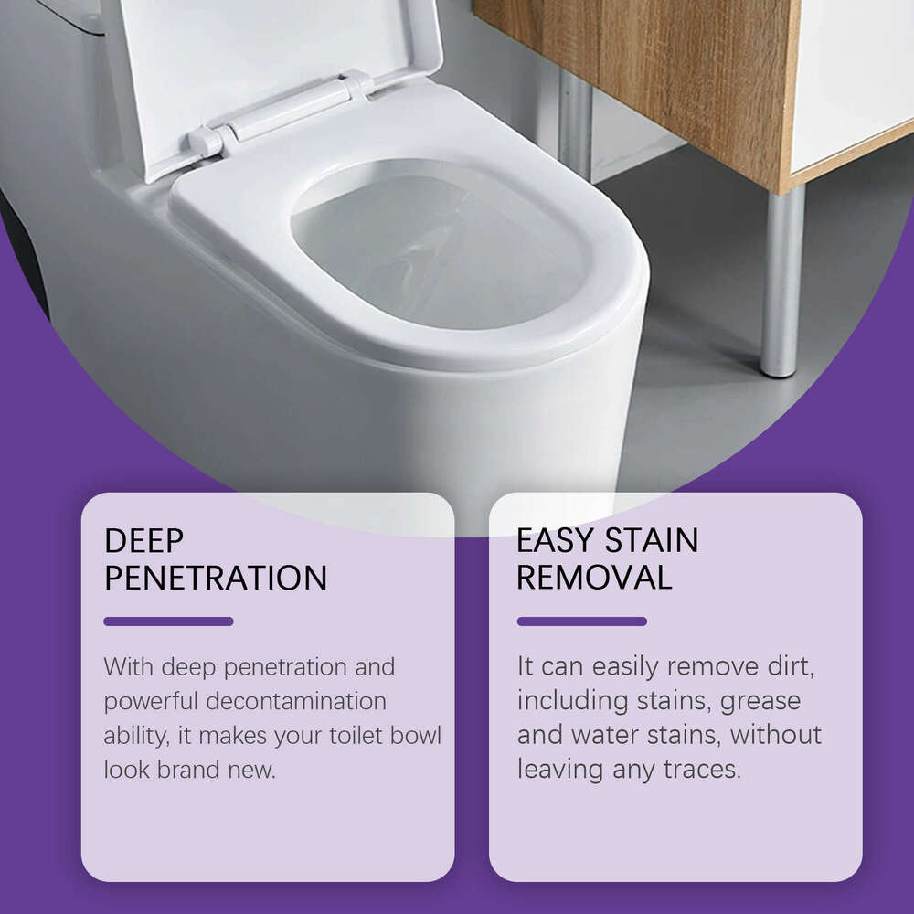 Jakehoe Cleaner Odor Removal Yellow Stain Dirt Glaze Care Household Toilet Cleaning Powder S260202