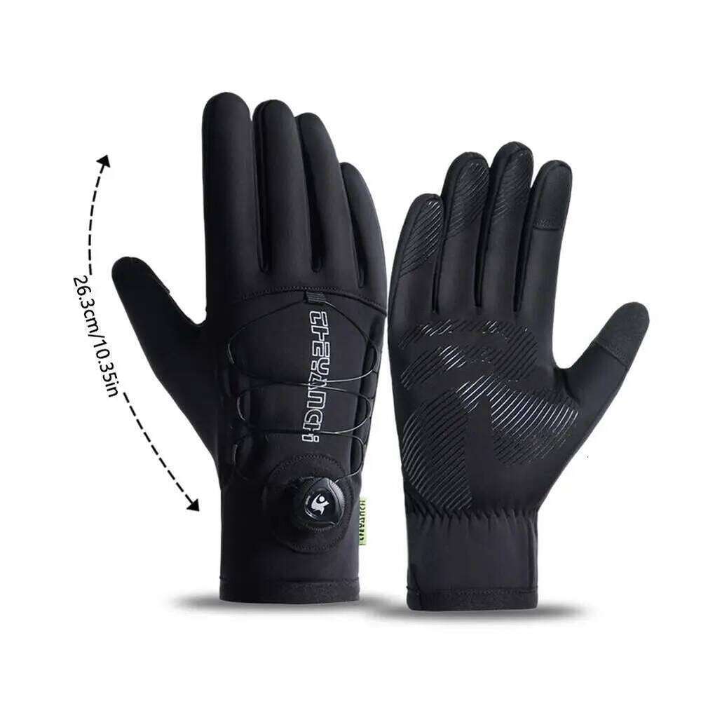 Winter Warm for Men Women Extended Thickened Windproof and Waterproof Sports Touchscreen Skiing Cycling Gloves XJ260202