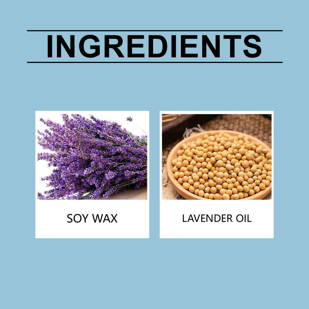 Roxelis Lavender Scented Candle Fresh Light Elegant Romantic Atmosphere Daily Home Fragrance Long-lasting Scent S260202