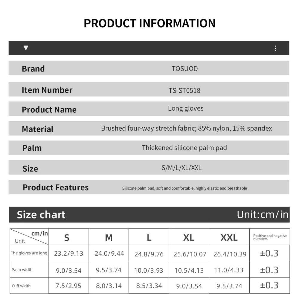 TOSUOD Shock-Absorbing Full Finger Cycling Gloves, Breathable Padded Bike Gloves for Road MTB Bicycle Men Women Spring Fall XJ260202