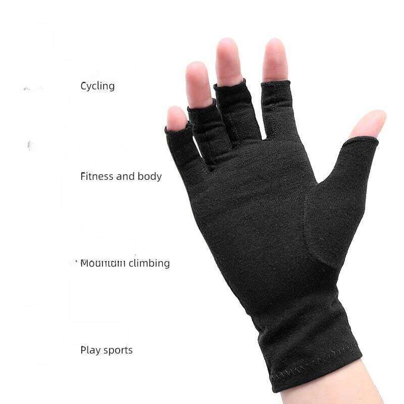 In-stock Outdoor Sports Half-Finger Cycling for Adults - Joint Pressure Relief, Riding Protection Gloves XJ260202