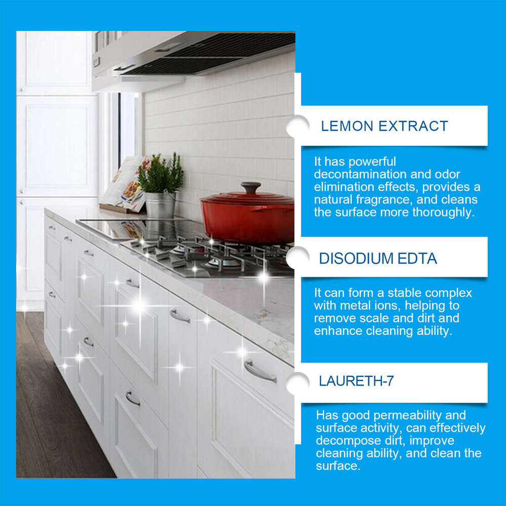 JUE FISH Multi-Surface Remover Kitchen Heavy Oil Dirt Cleaning Stain Cleaner Effervescent Tablets S260202