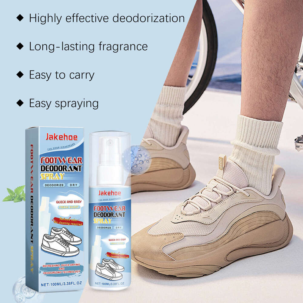 JAKEHOE Deodorizing Spray and Sock Deodorizer Odor Removal Foot Sweat Cabinet Shoe Deodorant S260202