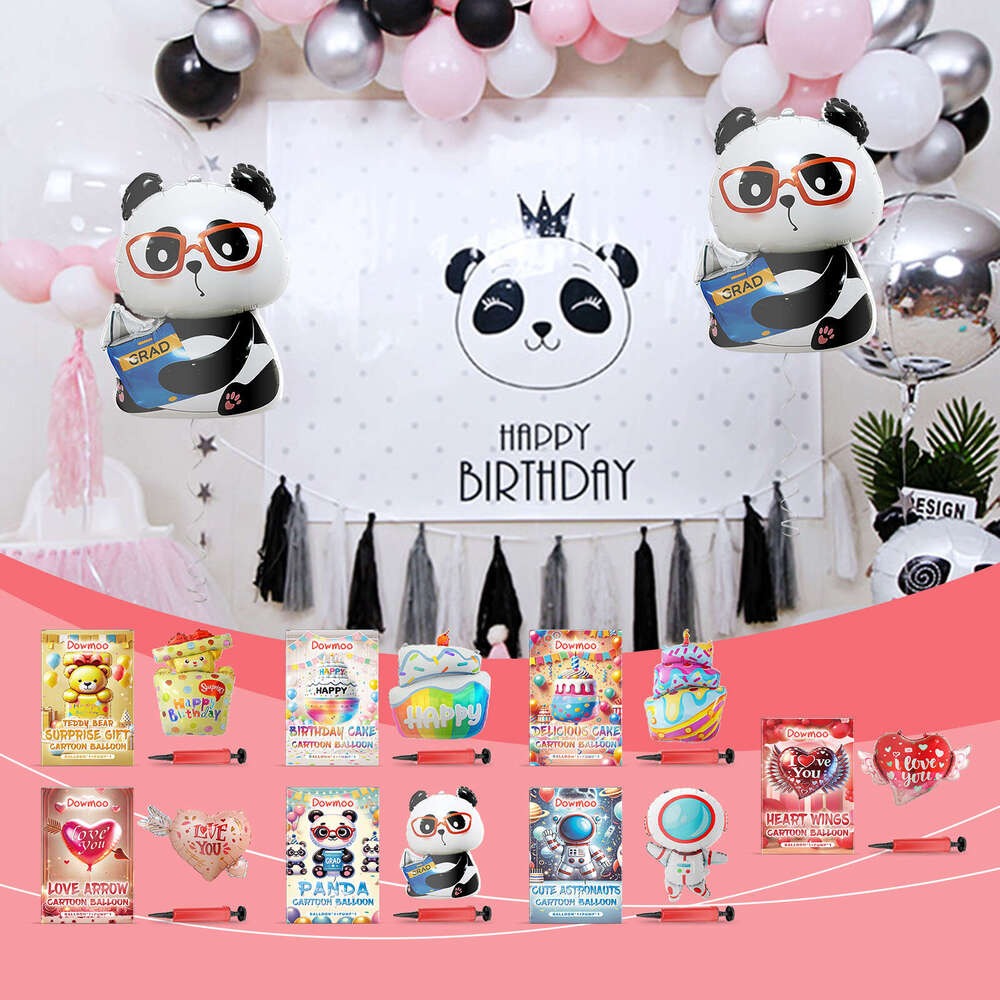 Dowmoo Balloon Set Valentine's Day Proposal Wedding Anniversary Date Birthday Party Decoration S260202