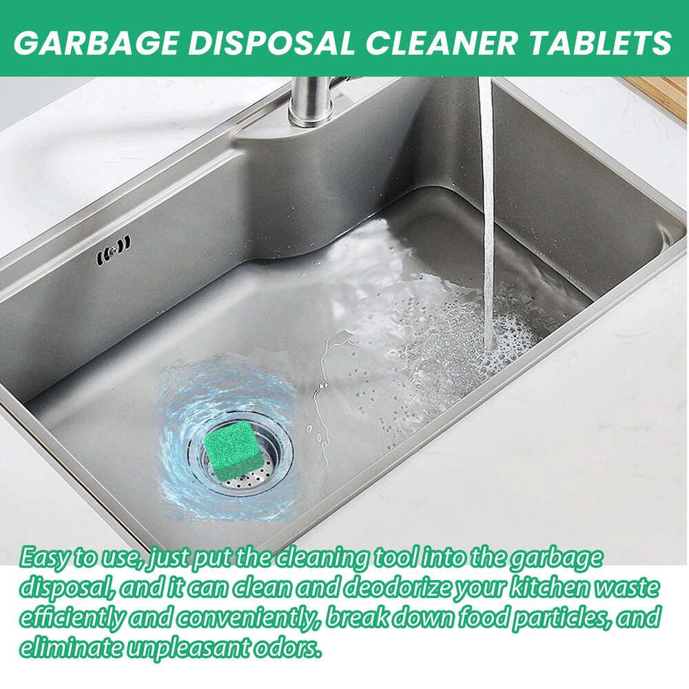Jakehoe Garbage Kitchen Food Waste Disposal Agent Pipe Cleaning Block S260202