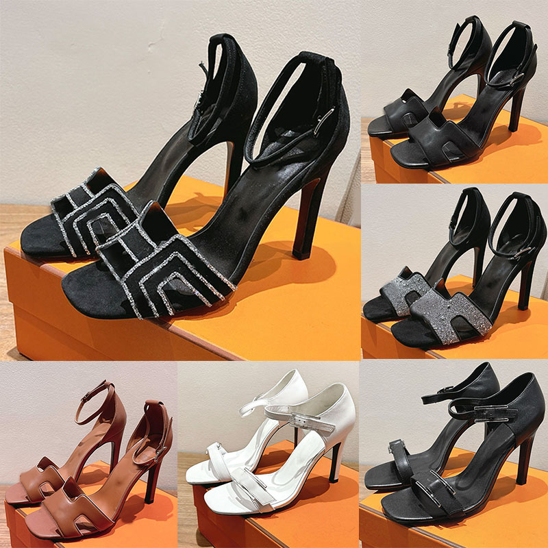 Italian designer sleek design Liv 40 sandals Wedding Party elegant lady sexy Stiletto Heel womens Formal Events Exquisite leather high heels