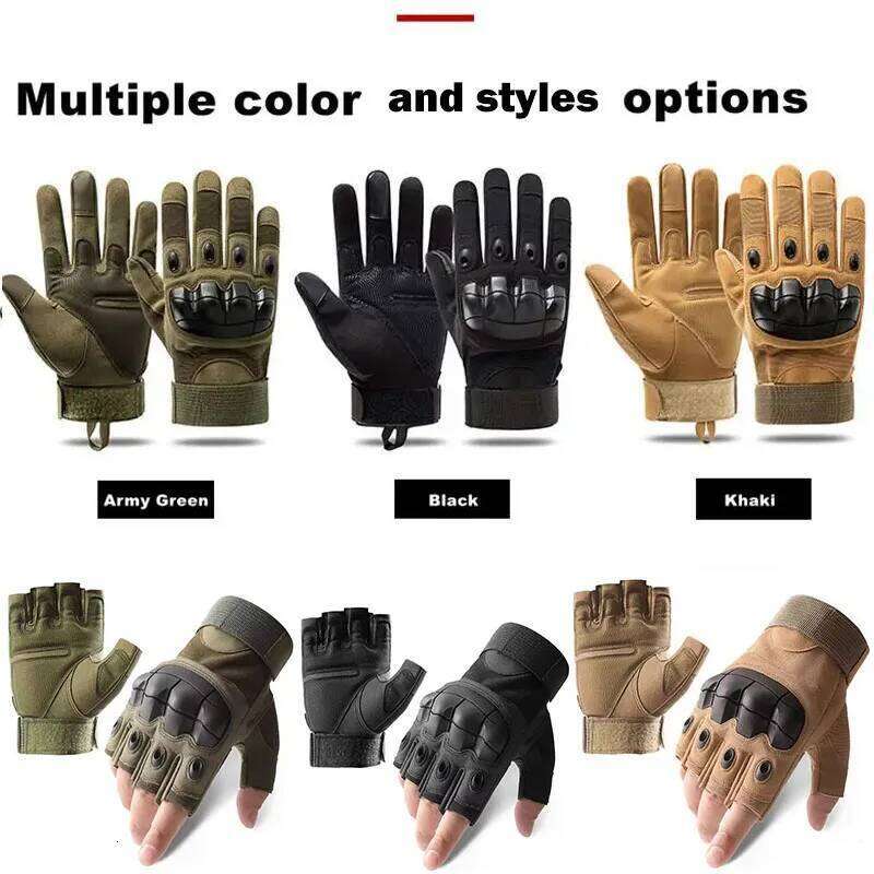 Men's and Women's Outdoor Mountaineering Hiking Wear-resistant Cycling Fitness Protective Gloves XJ260202