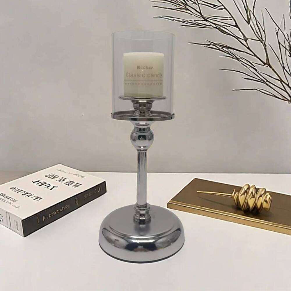 Light candlestick Nordic retro romantic table candlelight dinner props household decorations Y260131