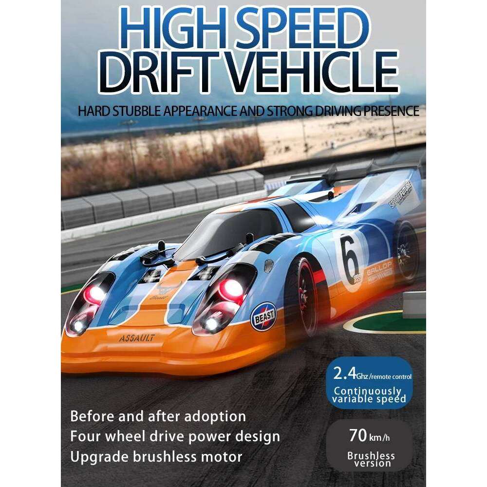 KBDFA SG918 MAX PRO 1/16 High speed Rc Car 4WD 70KM/H Brushless motor Remote Control Drift Racing Cars Toys For Kids Gift Y260131