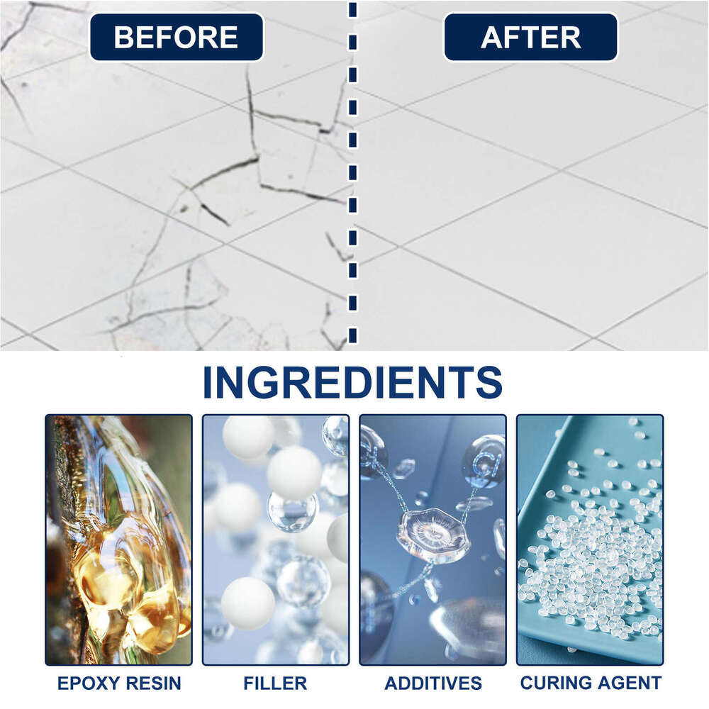 Glue Household Tile Repair Transparent Waterproof High Temperature Resistant Metal Plastic Welding Agent S260202