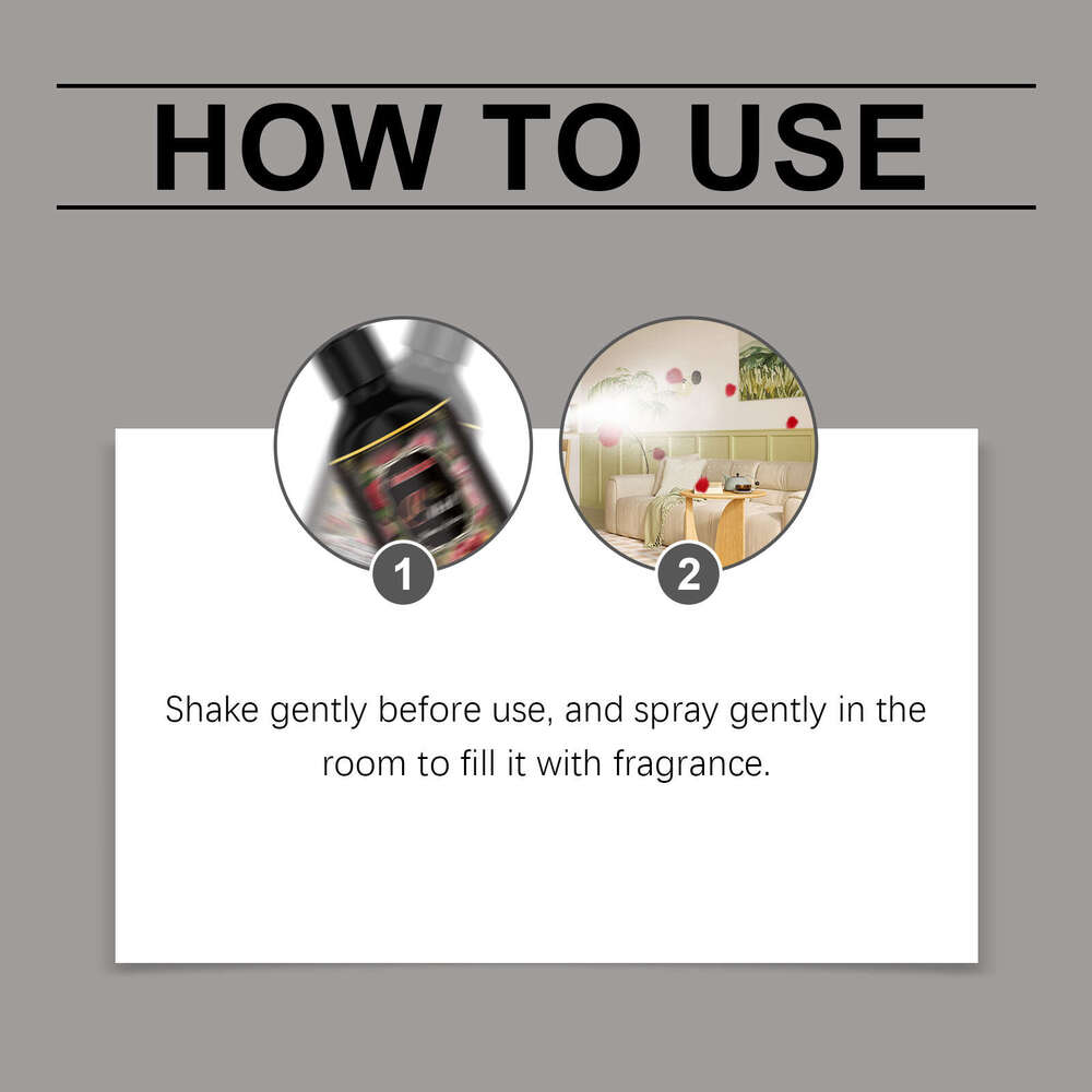 Rose Scent Long-lasting Fragrance Indoor Spray Deodorizing Air Freshener S260202