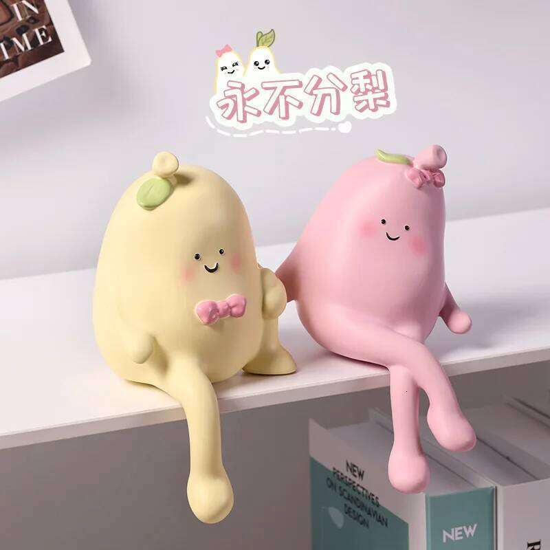 New Cute Hug Pear Creative Hanging Foot Doll Ornament Y260202