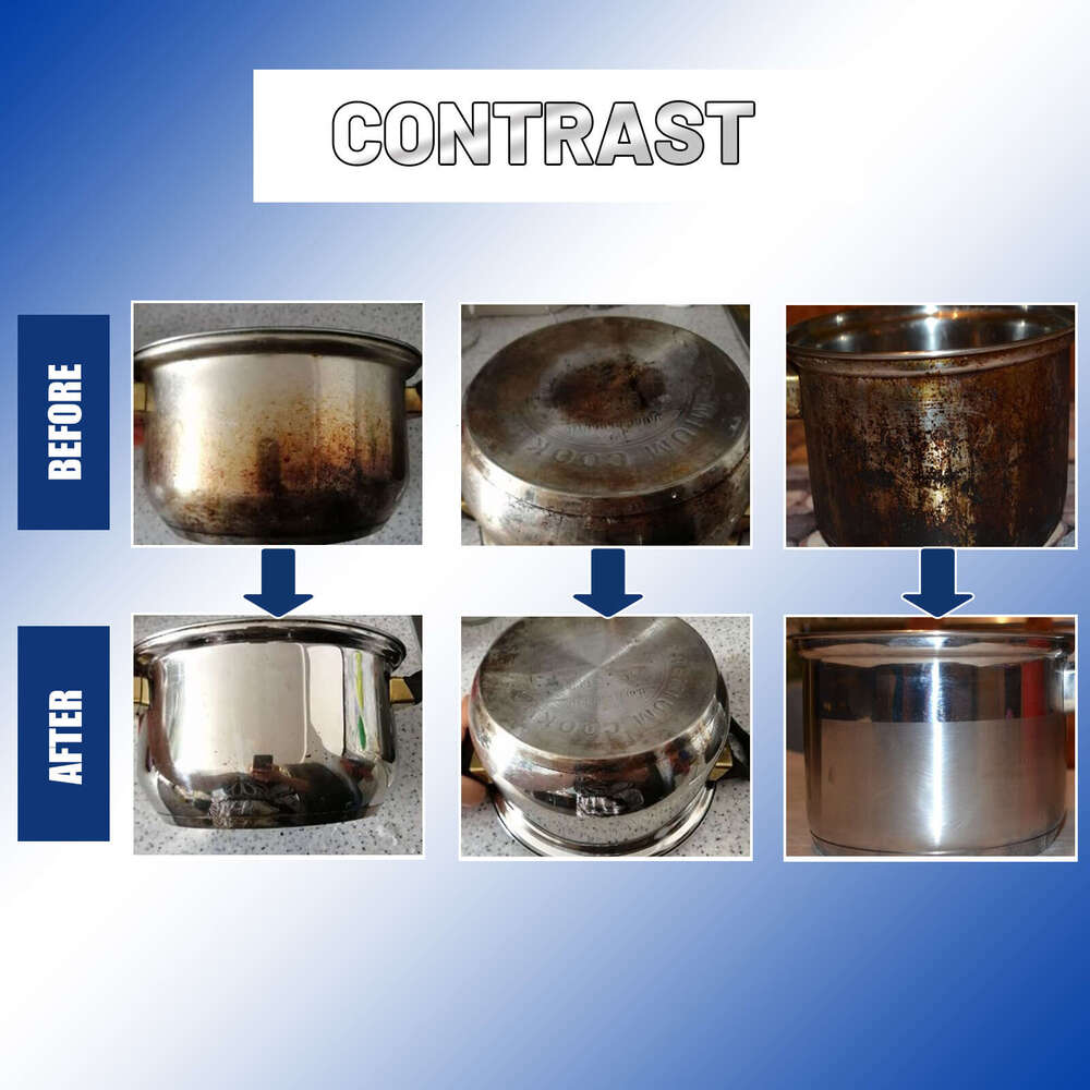 Stainless Steel Paste Multi-Purpose Decontamination Renovation Polishing Rust Removal Household Cleaning Magic S260202