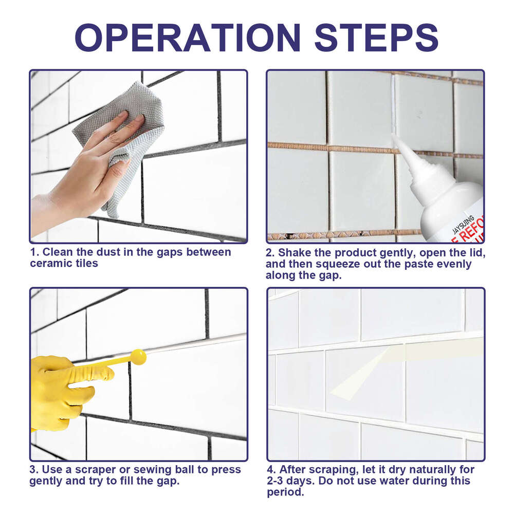 Glue Bathroom Bathtub Balcony Sink Corridor Tile Repair Filler S260202