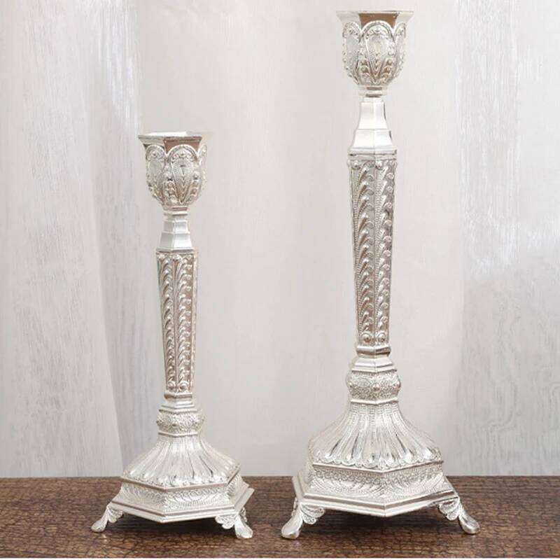 PEANDIM European Elegant Candlestick Romantic Wedding Party Candlelight Stick Candle Holders Centerpieces For Home Table Decor Y260131