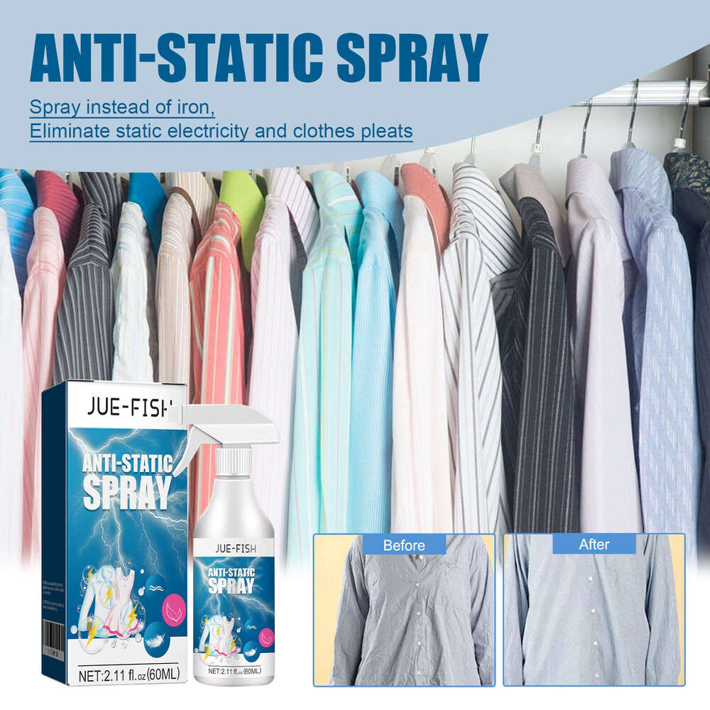 Anti-Static Household Clothes Quilt Static Removal Long-lasting Down Jacket Hair Spray S260202