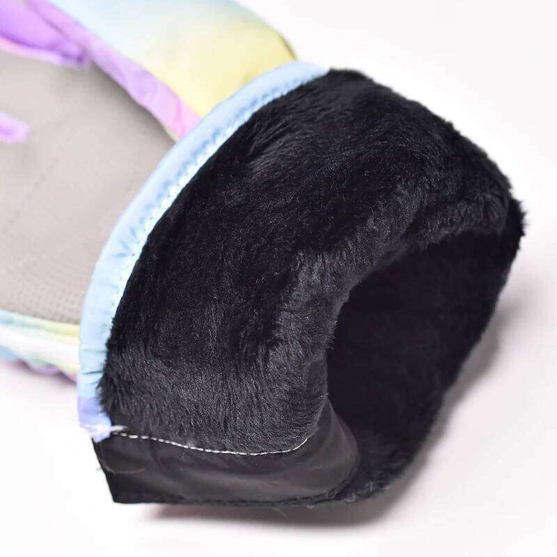 Ski winter plus velvet warm zipper windproof coldproof cute five-finger cycling gloves XJ260202