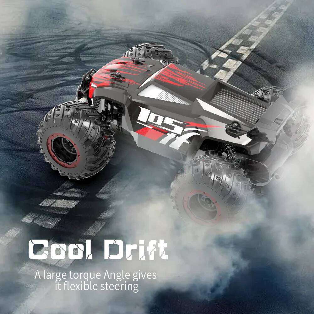 JJRC Q105 1:18 Remote Control Car 25KM/h With Led Lights 2.4G Inductor RC Off-Road Cars High Speed Brushless Motor Children Toys Y260131