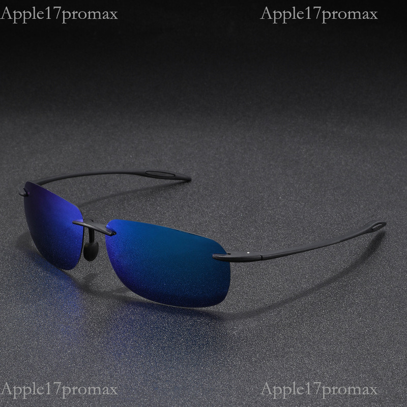 Luxury Brand Designer TR90 Material TAC Polarized True Film Sports Cycling Sunglasses Frameless Outdoor Sunglasses For Men And Women Mountaineering Ul