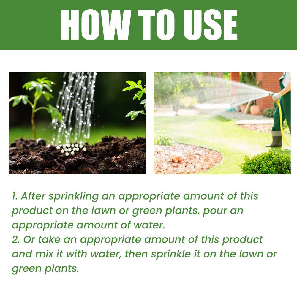 Plant Fertilizer for Flowers Potted Plants Lawn Green Leaves Root Growth Nutrient Agent S260202