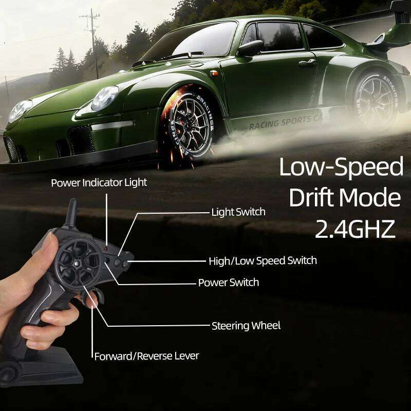 Rc Racing Drift Cars 1/24 4Wd Vehicle Model High Speed 2.4G Radio Controlled Remote Control Car Drive for Chidren Boys Kids Y260131