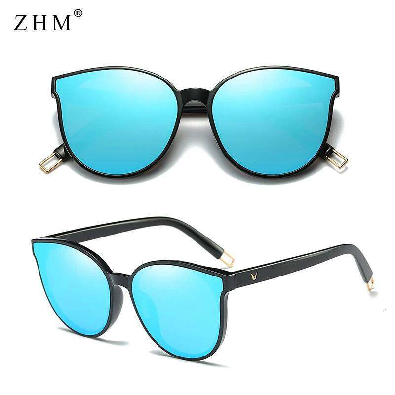 Stylish cat eye sunglasses Color Luxury popular Sunglasses Men Woman Twin Beam Oversized Sun Glasses Oculos De Sol UV400 H260202
