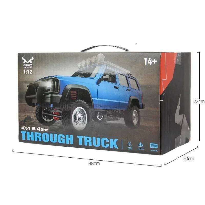 MN78 RC CAR 1/12 2.4G Full Scale Cherokee 4WD Climbing Remote Control Toy Off-Road Vehicle Racing Car toys For Boy Y260131