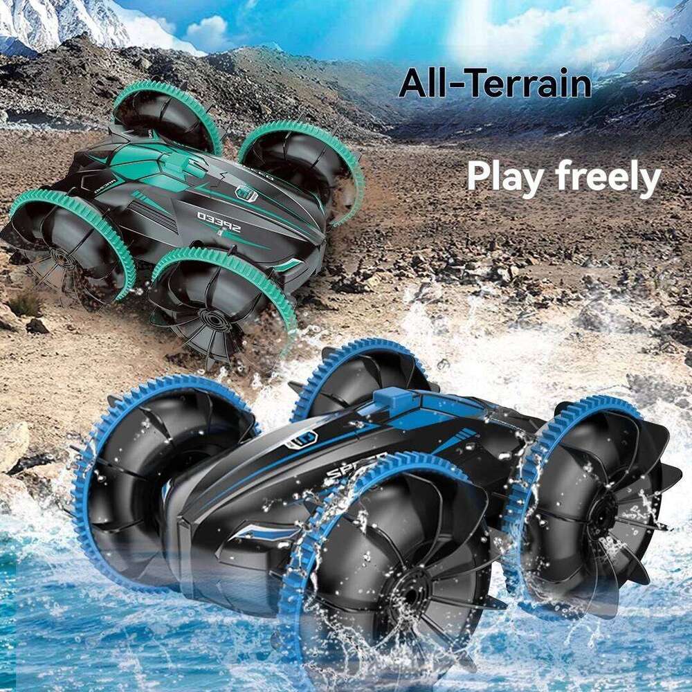 Remote gesture sensing amphibious children's toy stunt off-road remote control vehicle Y260131