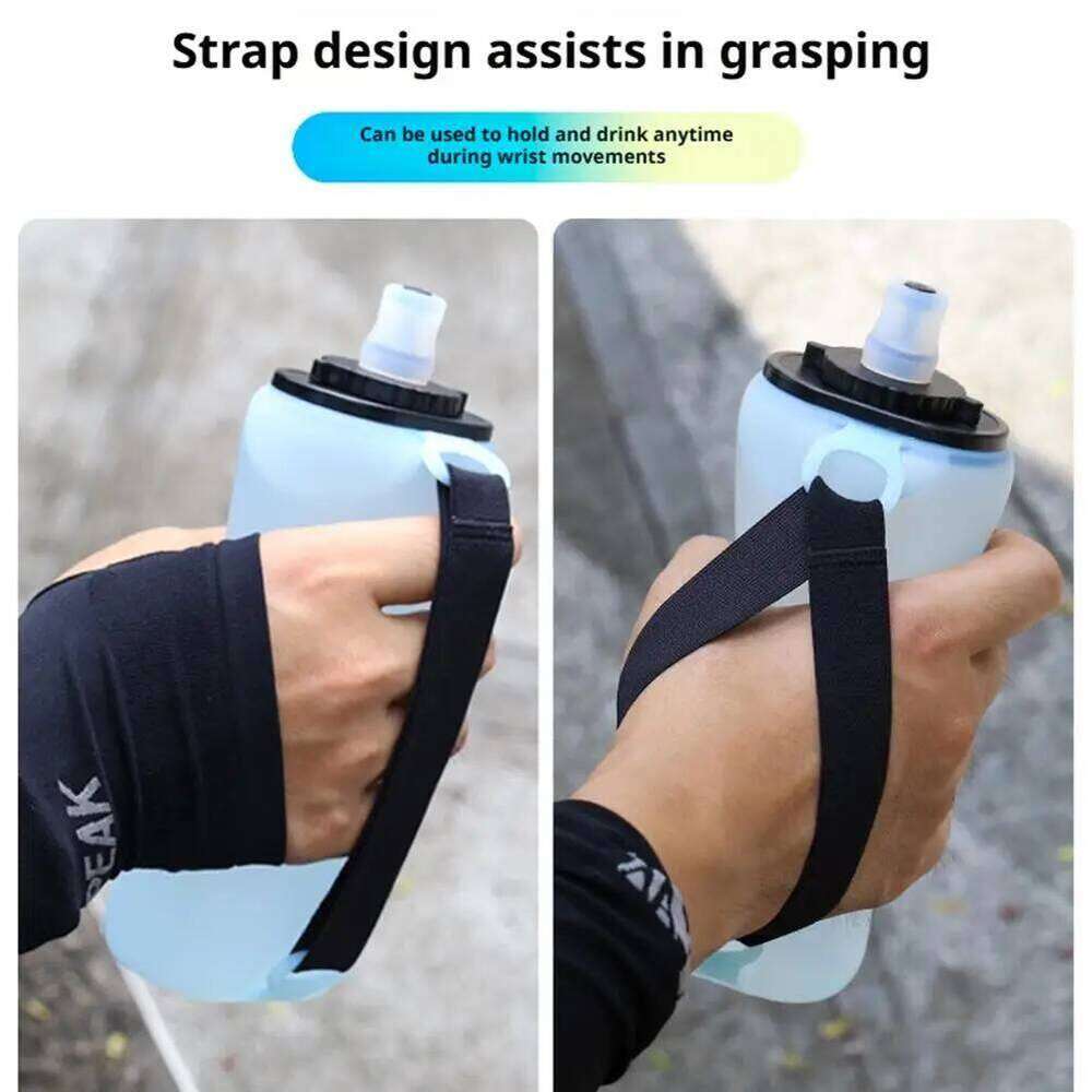 Outdoor Sports Water Bottle Foldable Silicone Collapsible Leak Proof Lightweight For Cycling Running Hiking Gym Gift Accessories Z260202